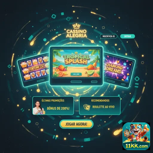 Ilustração de Explore Jogos de Slots e Serviços VIP na 11kk